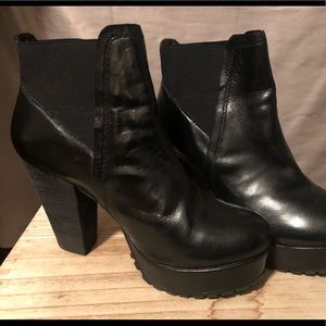 Steve Madden platform ankle boots